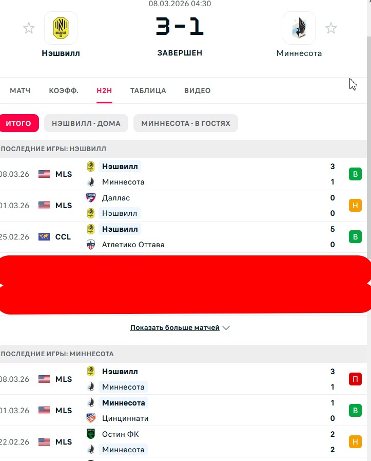 В \ Н - Н \ В