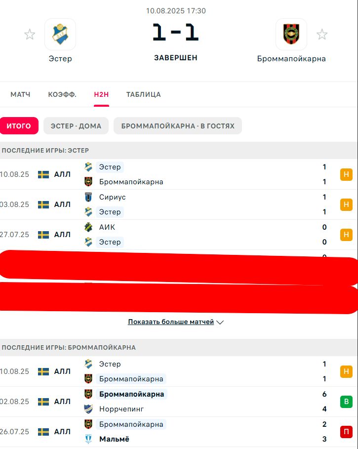 Н \ Н - П \ В