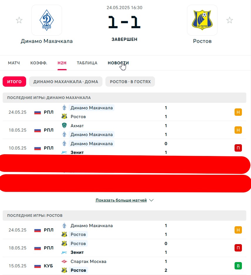 П \ Н - В \ П