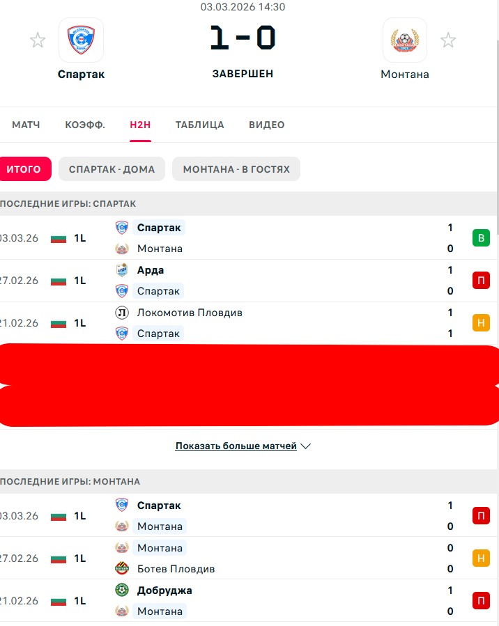 Н \ П - П \ В