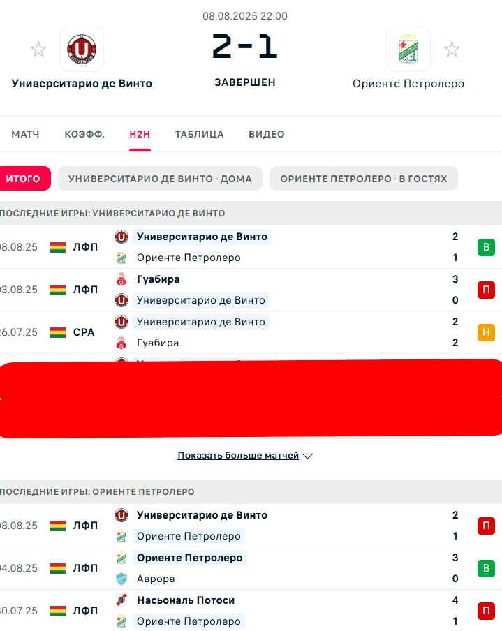 Н \ П - П \ В